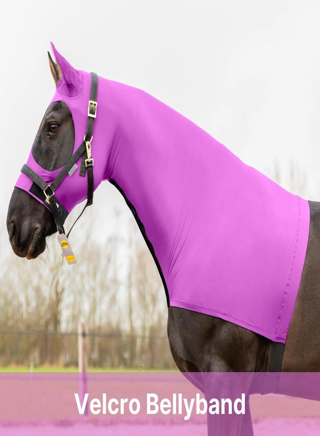 Resistance Horse Hood Slinky Lycra Zippered Mane Braid Shoulder Guard - Horse Sleazy Slickers Care Sheet - Image 3